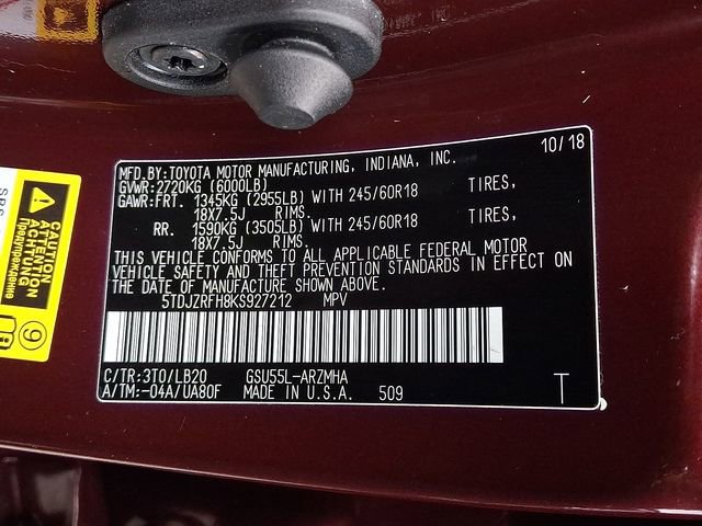 Used 2019 Toyota Highlander XLE AWD/4WD image 31