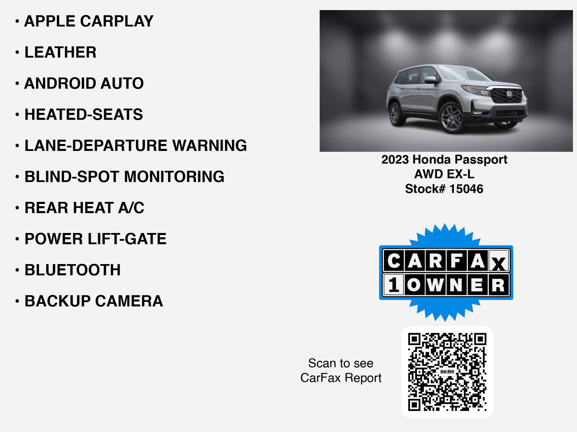 Used 2023 Honda Passport EX-L image 7