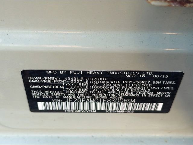 Used 2015 Subaru Crosstrek 2.0i Limited image 27