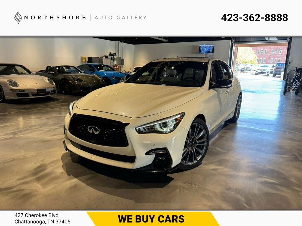 Used 2022 INFINITI Q50 Red Sport 400 image 1