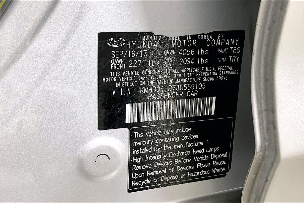 Used 2018 Hyundai Elantra Sport w/ Sport Premium Package 03 image 30