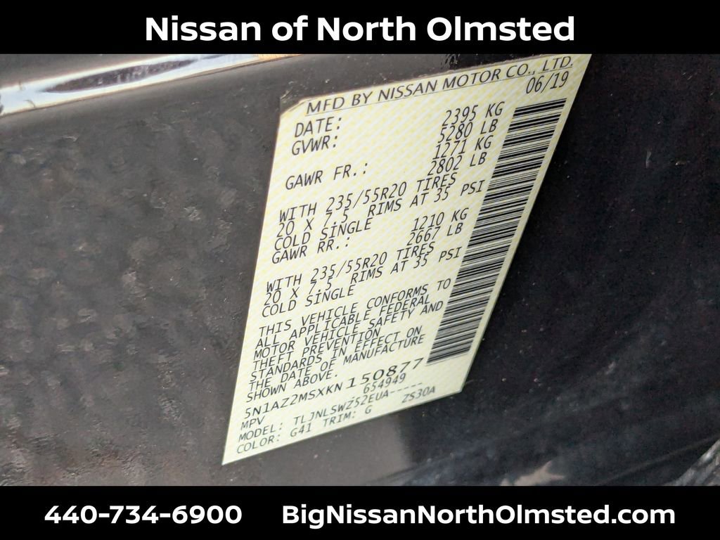 Used 2019 Nissan Murano Platinum image 32