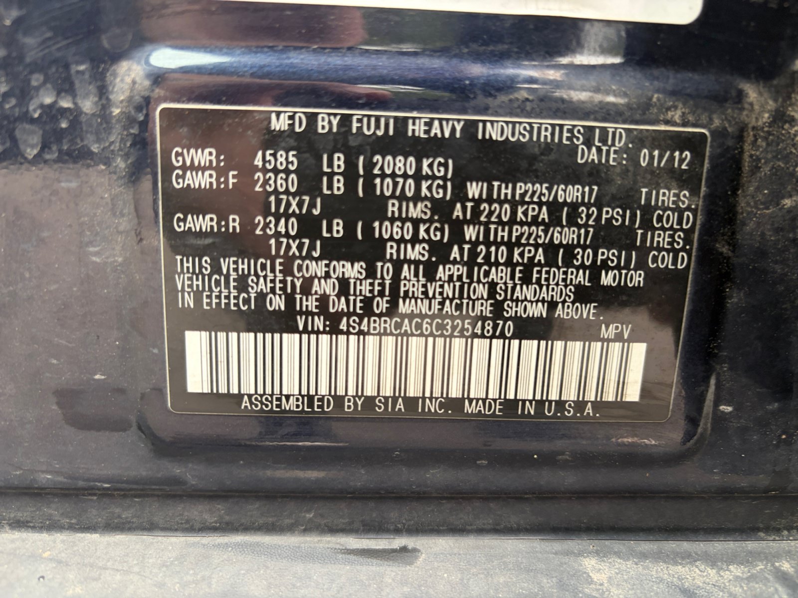 Used 2012 Subaru Outback 2.5i w/ Alloy Wheel Pkg AWD/4WD image 33