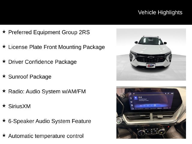 Certified 2024 Chevrolet Trax RS w/ Sunroof Package FWD image 16