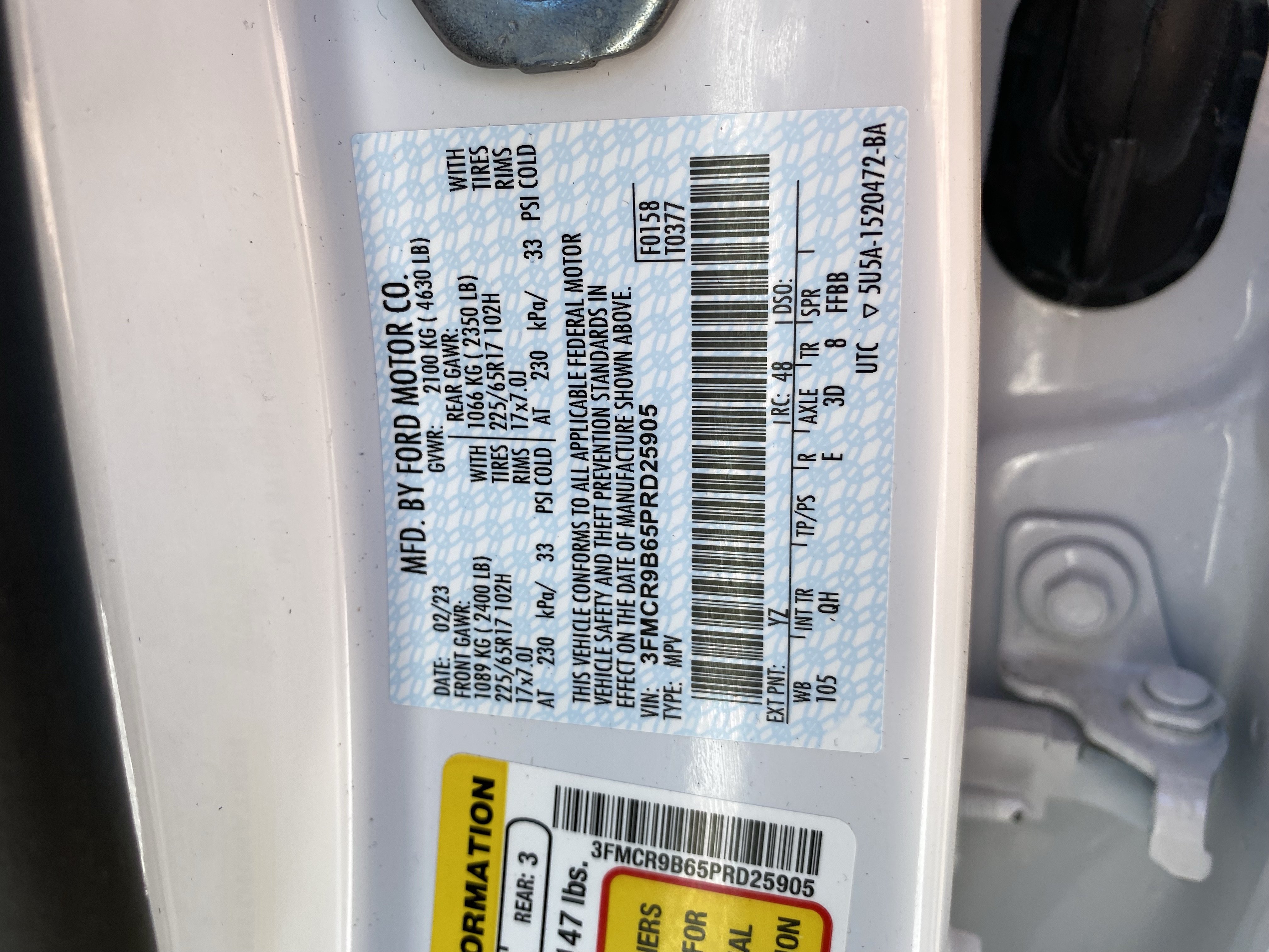 Used 2023 Ford Bronco Sport Big Bend AWD/4WD image 33