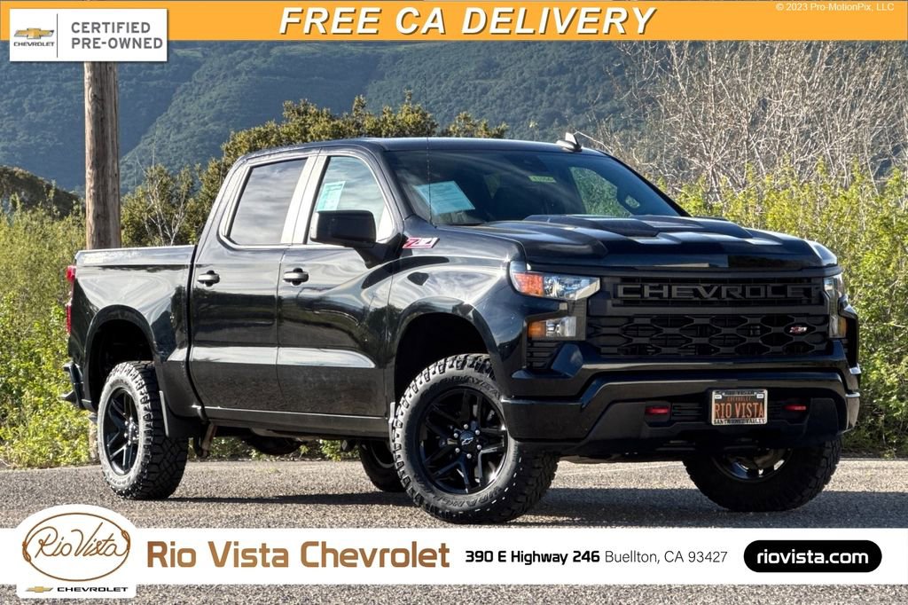 Certified 2023 Chevrolet Silverado 1500 Custom Trail Boss