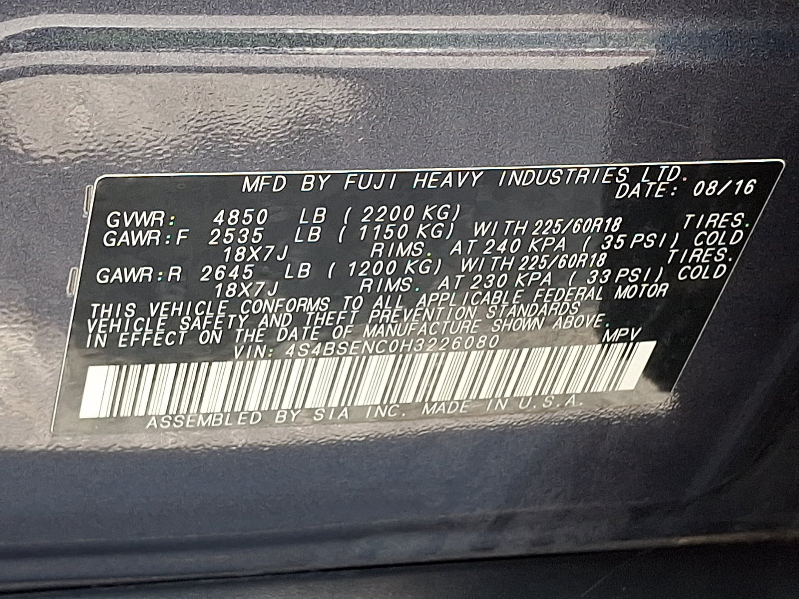 Used 2017 Subaru Outback 3.6R Limited AWD/4WD image 29