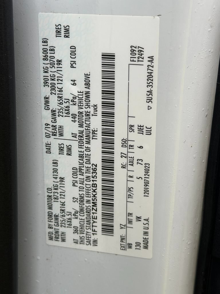 Used 2019 Ford Transit 150 130 Low Roof RWD image 34