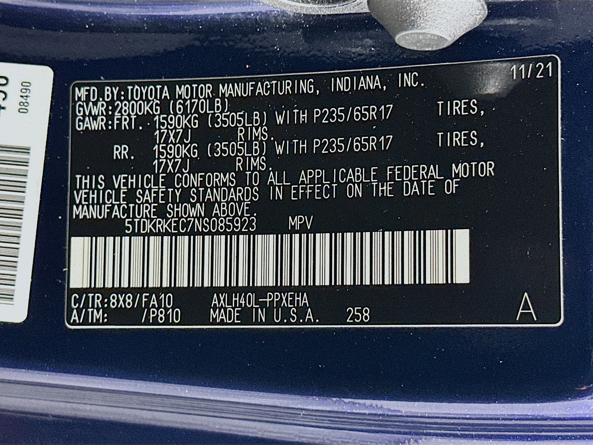 Used 2022 Toyota Sienna LE FWD image 12