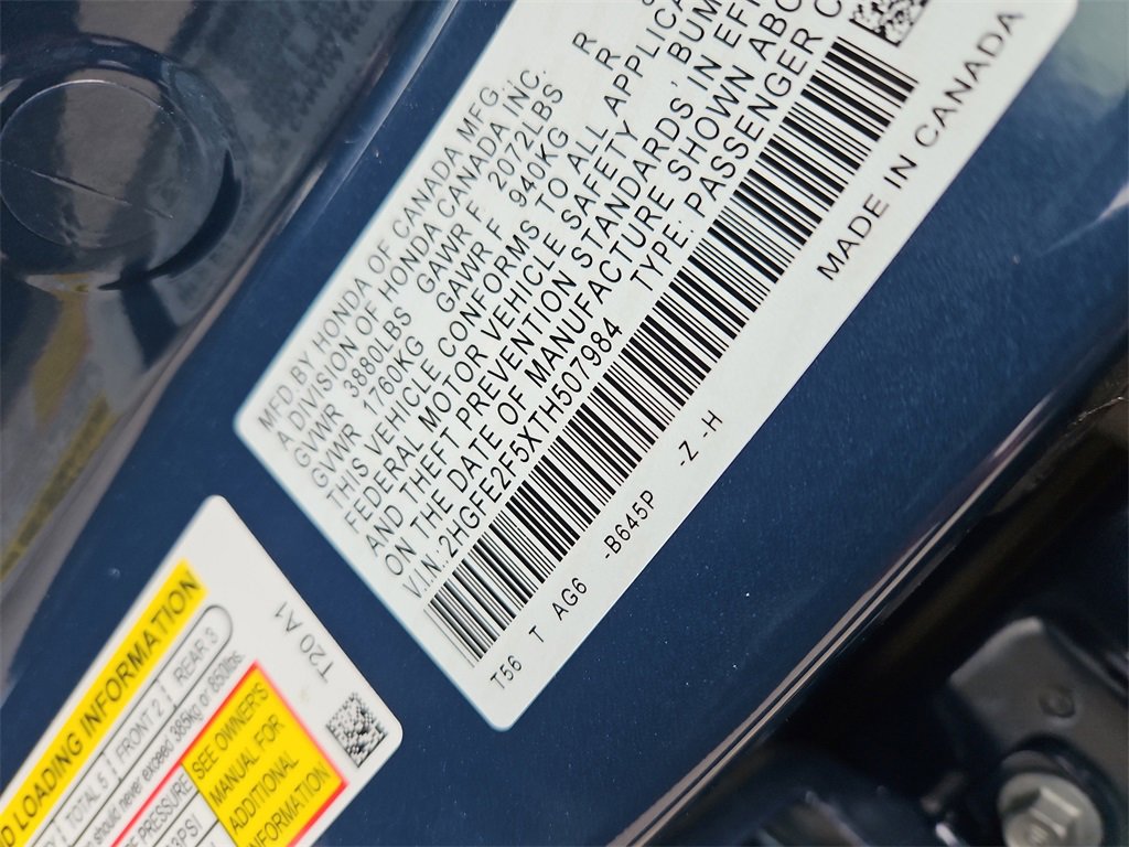 New 2026 Honda Civic Sport image 7