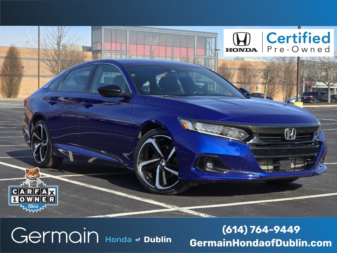 Certified 2022 Honda Accord Sport