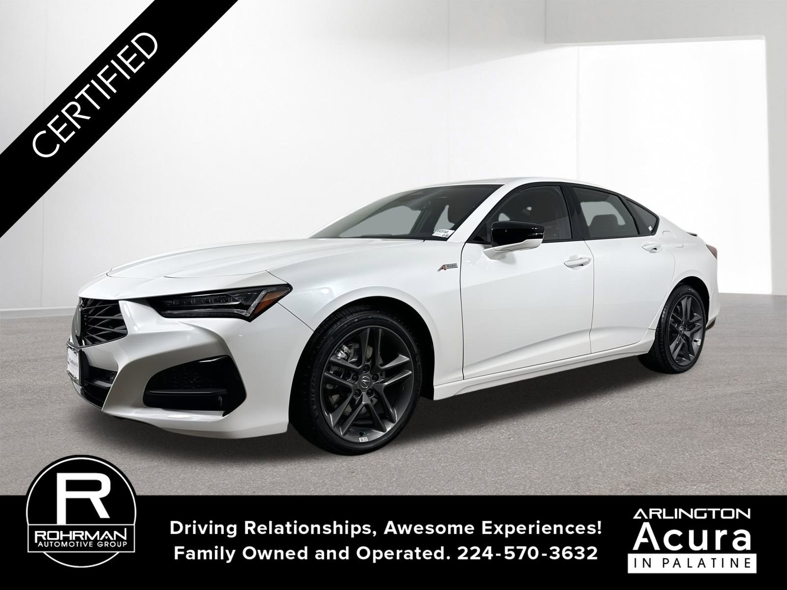 Certified 2025 Acura TLX SH-AWD w/ A-SPEC Pkg