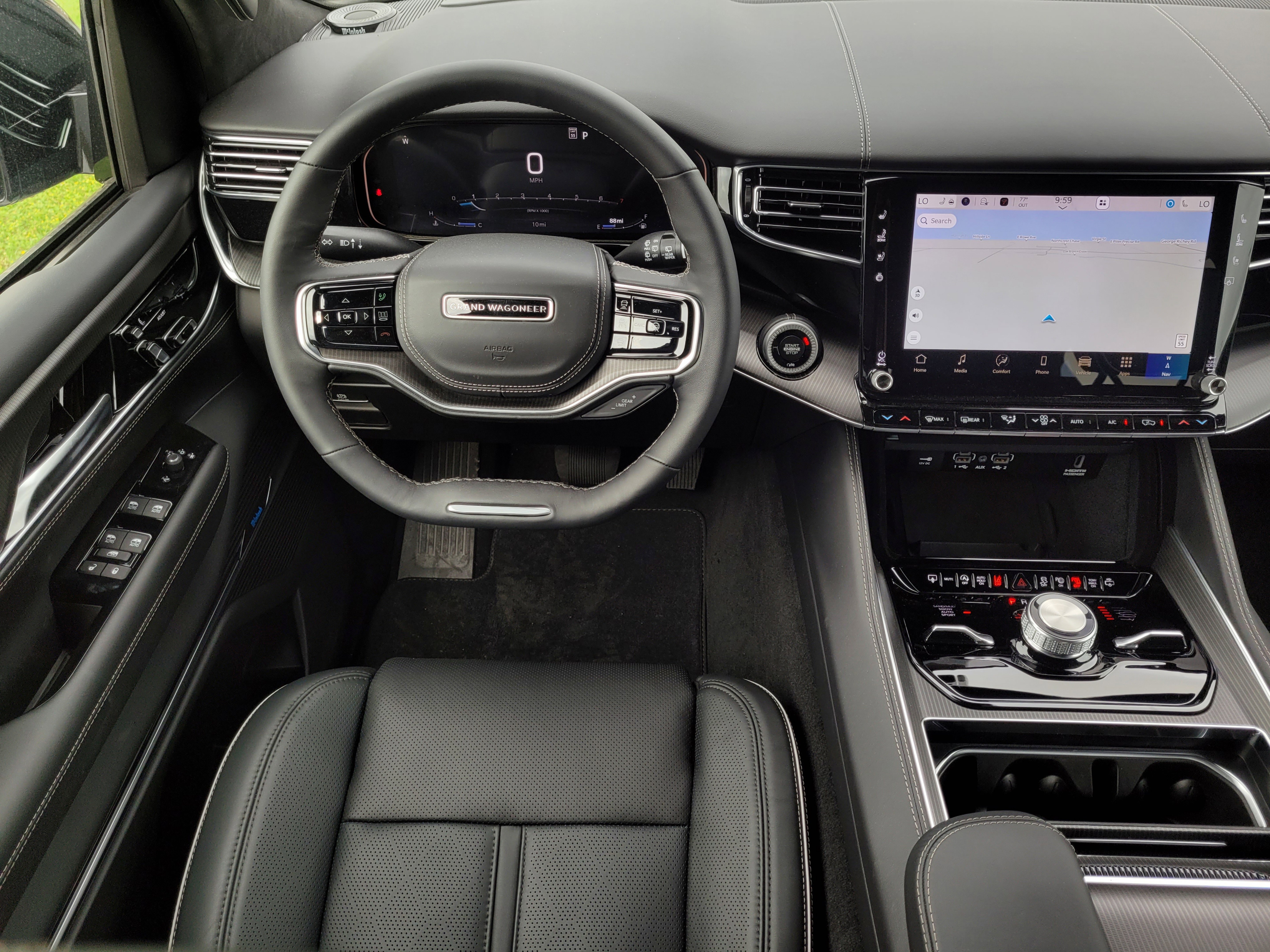 New 2025 Jeep Grand Wagoneer Series II Obsidian w/ Quick Order Packagew 28T image 13