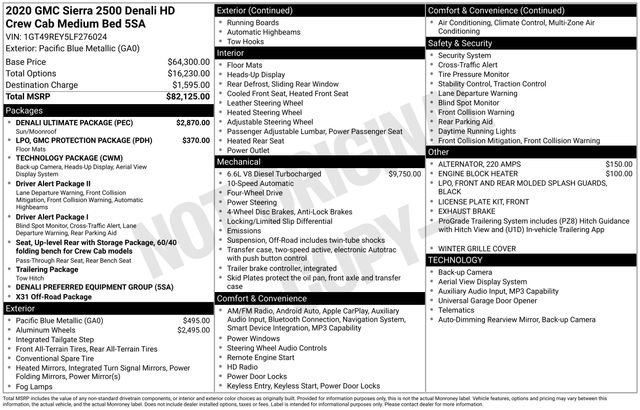 Used 2020 GMC Sierra 2500 Denali w/ Denali Ultimate Package image 3