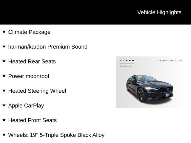 Certified 2024 Volvo S60 B5 Plus w/ Climate Package FWD image 5