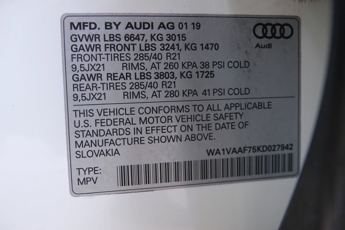 Used 2019 Audi Q7 3.0T Prestige w/ Prestige Package image 42