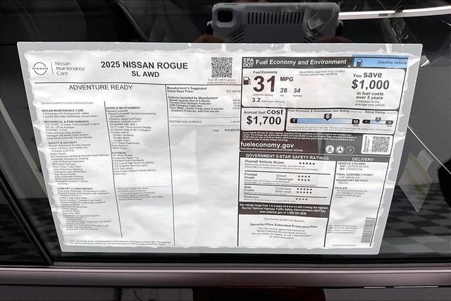 New 2025 Nissan Rogue SL image 38