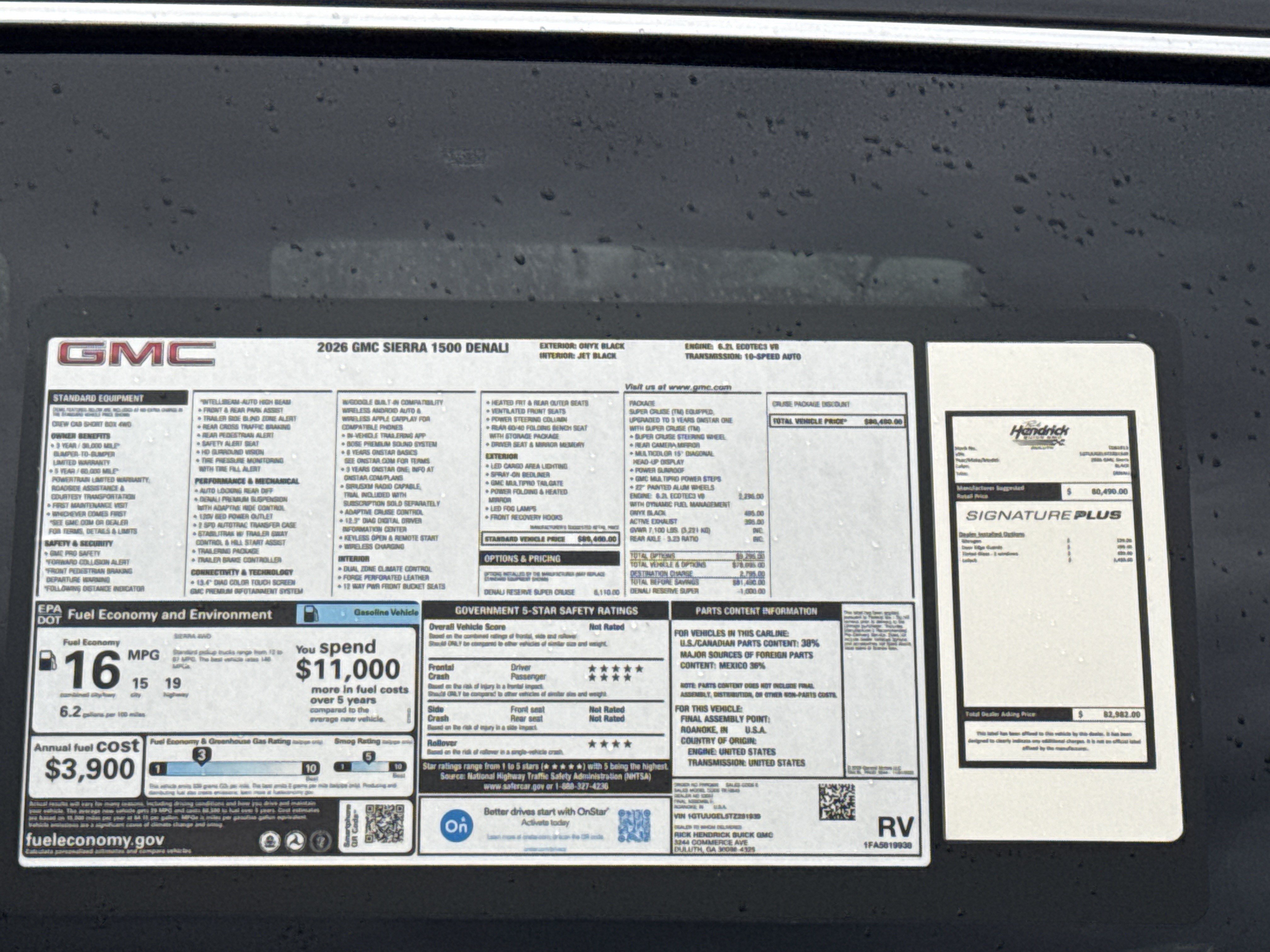 New 2026 GMC Sierra 1500 Denali AWD/4WD image 36