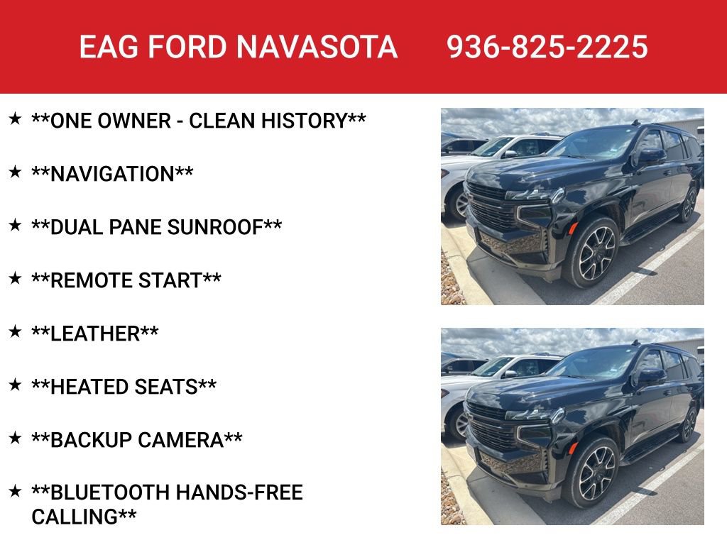 Used 2024 Chevrolet Tahoe RST w/ Luxury Package RWD image 2