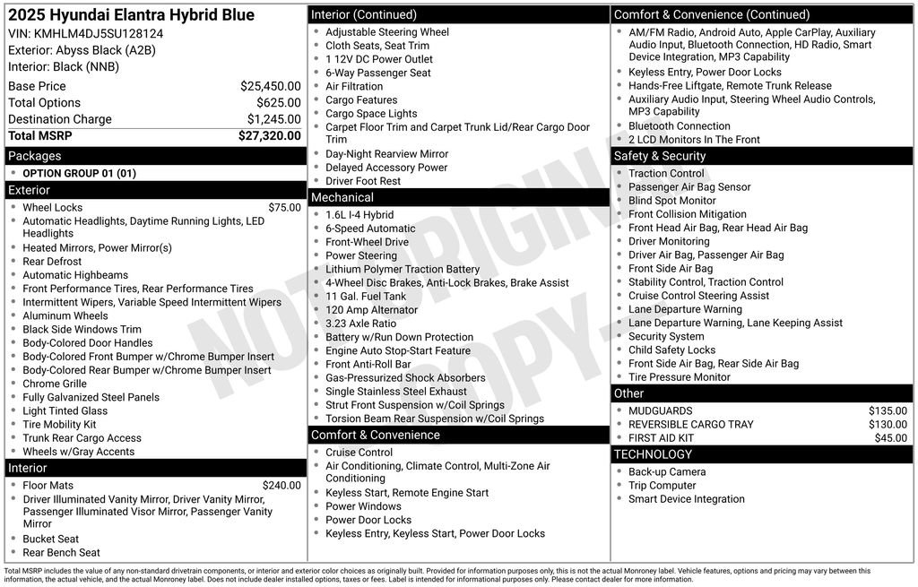 New 2025 Hyundai Elantra Blue image 3