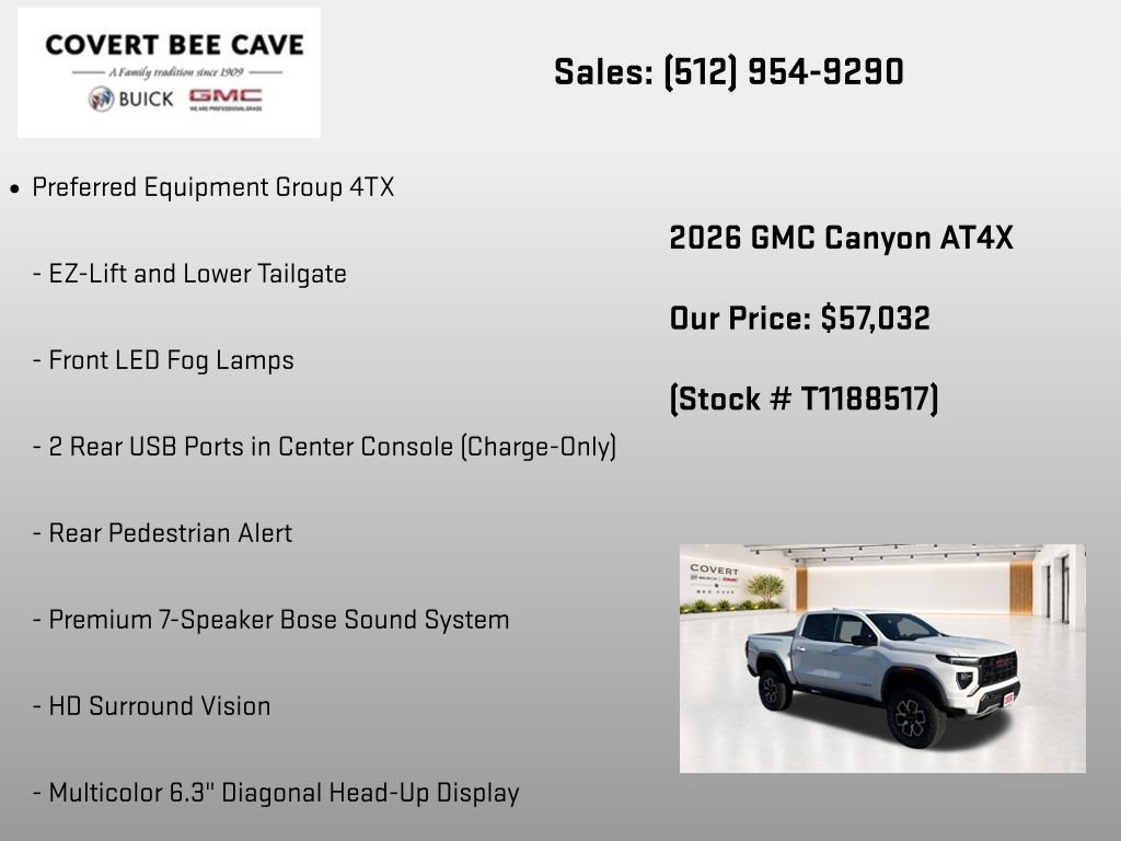 New 2026 GMC Canyon AT4X AWD/4WD image 26