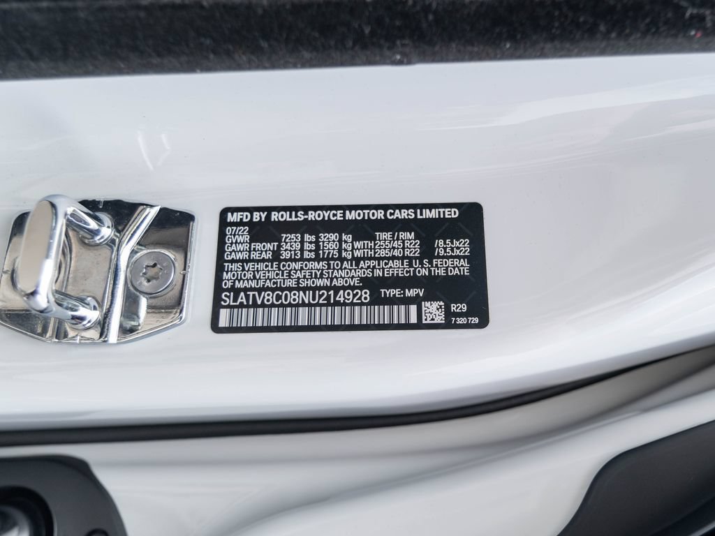 Used 2022 Rolls-Royce Cullinan Black Badge w/ Dark Exterior Package AWD/4WD image 49