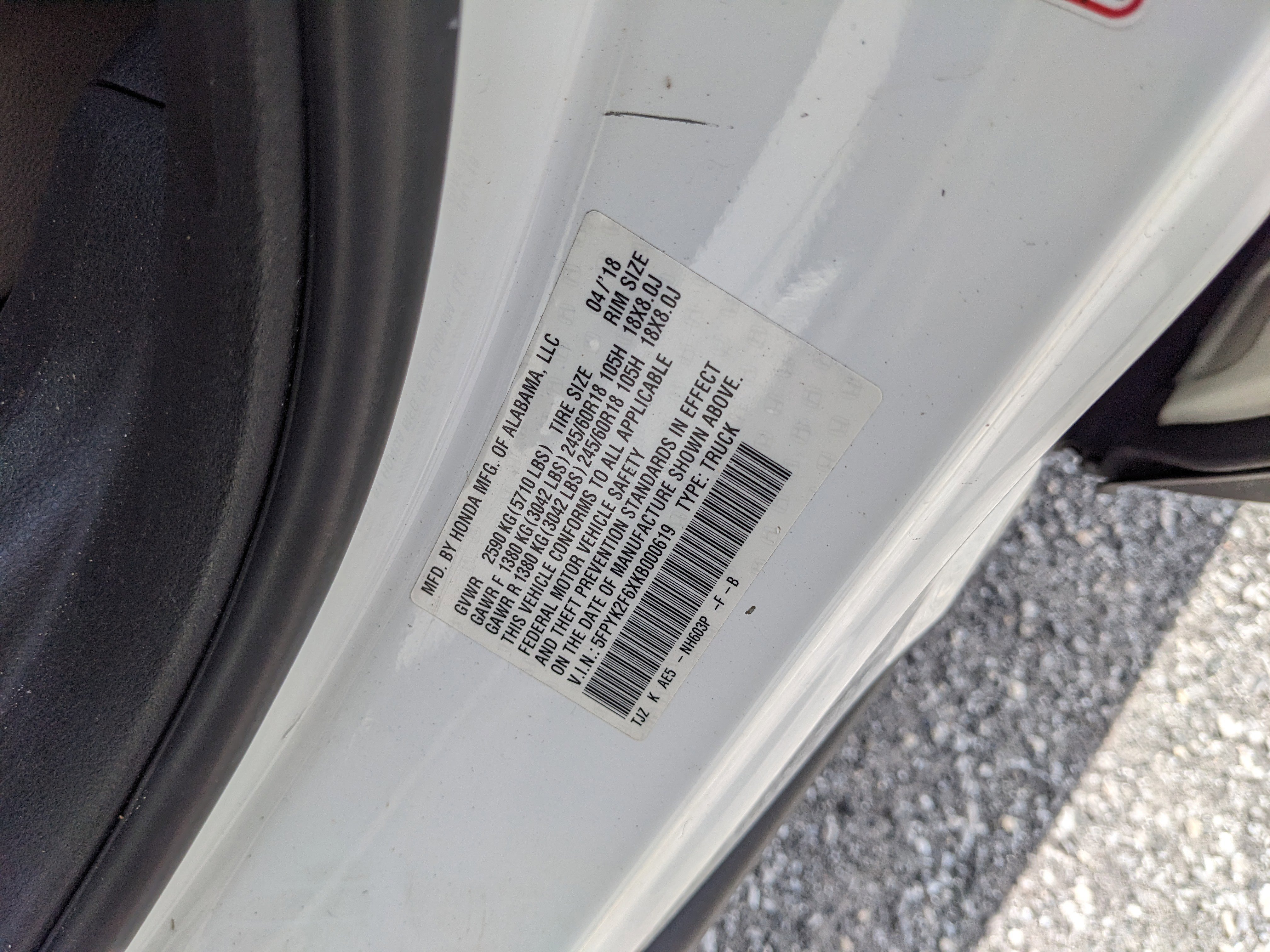 Used 2019 Honda Ridgeline RTL-T image 42