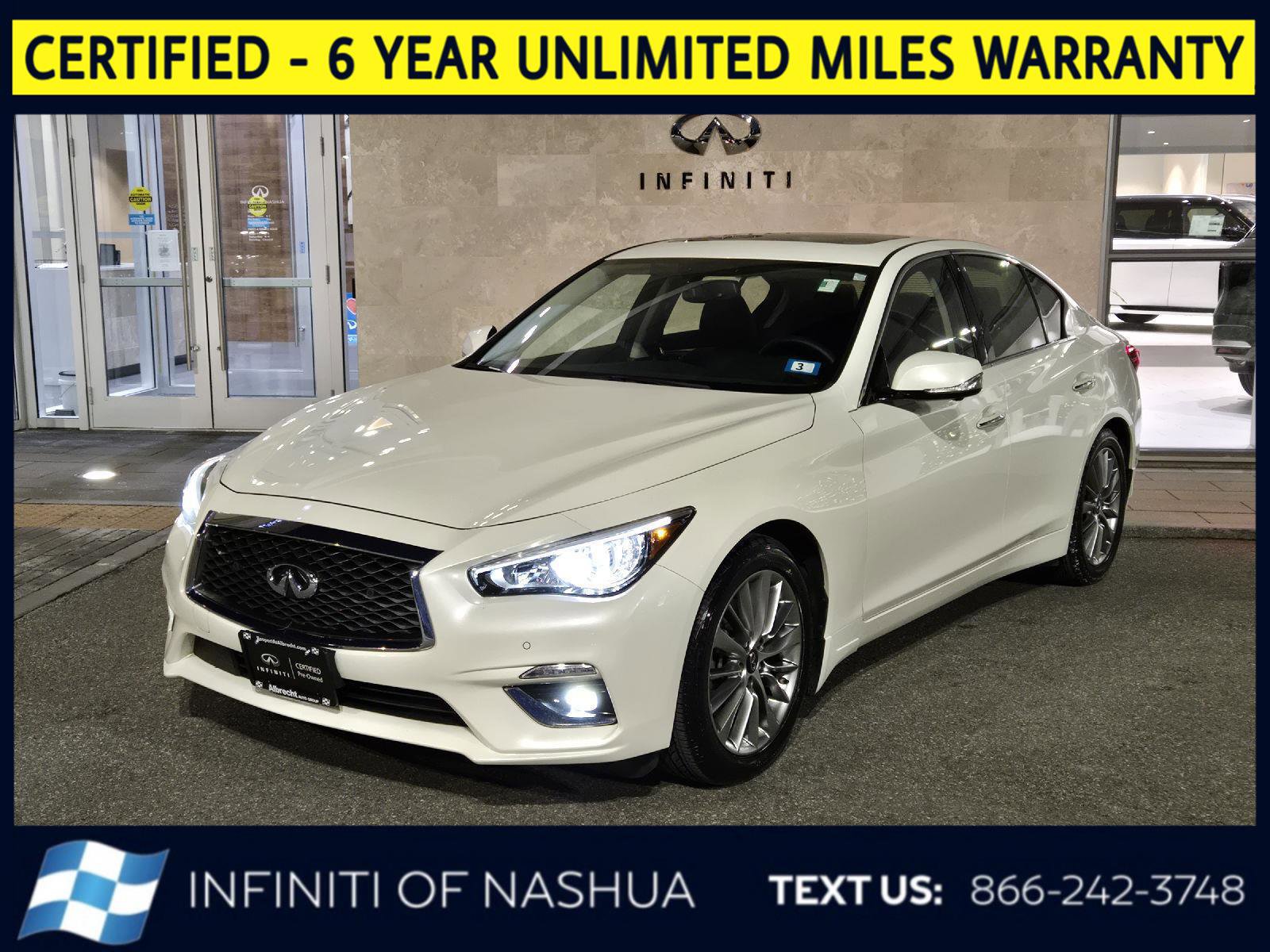 Certified 2023 INFINITI Q50 Luxe w/ Cargo Package image 1