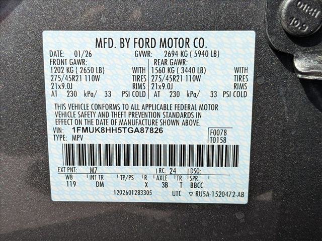 New 2026 Ford Explorer Platinum w/ LUX Leather Package image 17