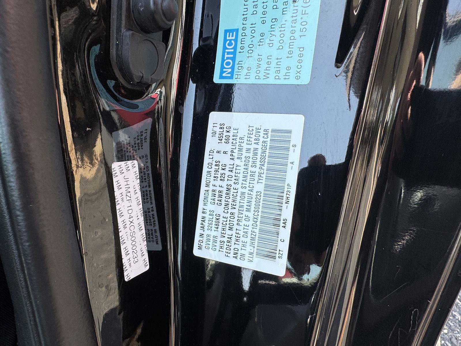 Used 2012 Honda CR-Z image 28