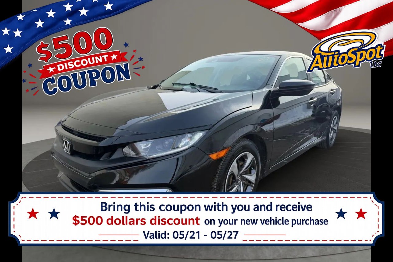 Used 2020 Honda Civic LX image 1