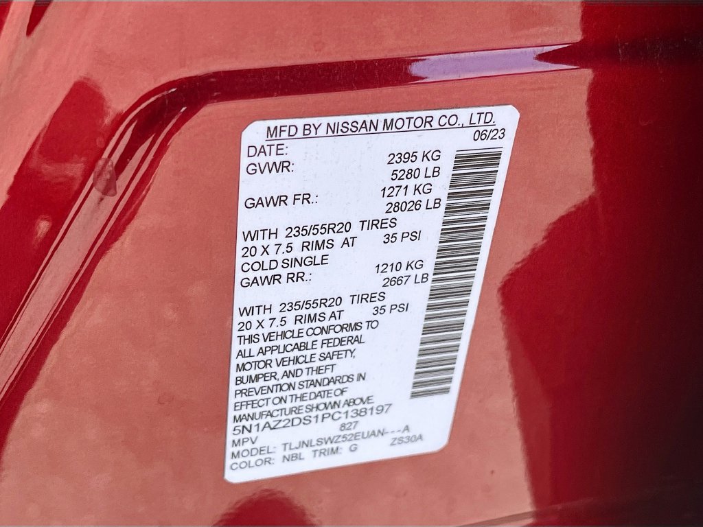 Used 2023 Nissan Murano Platinum w/ Cargo Package AWD/4WD image 32