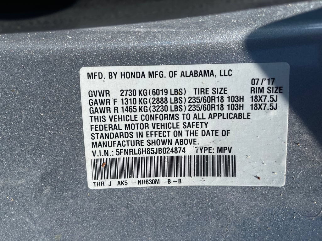 Used 2018 Honda Odyssey Touring image 41