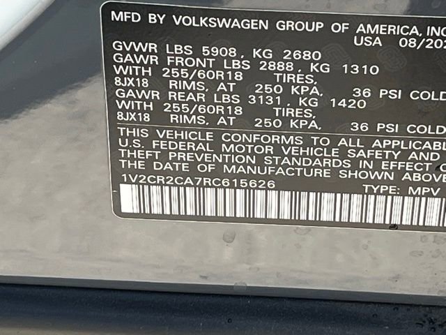 Used 2024 Volkswagen Atlas Peak Edition SE AWD/4WD image 37
