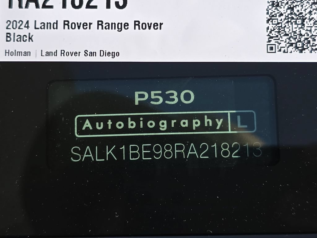 Certified 2024 Land Rover Range Rover Long Wheelbase Autobiography AWD/4WD image 41