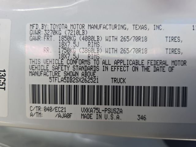 Used 2025 Toyota Tundra SR5 w/ SR5 Premium Package image 33