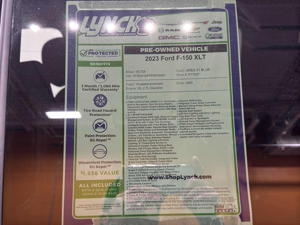 Used 2023 Ford F150 XLT w/ Equipment Group 302A High image 42