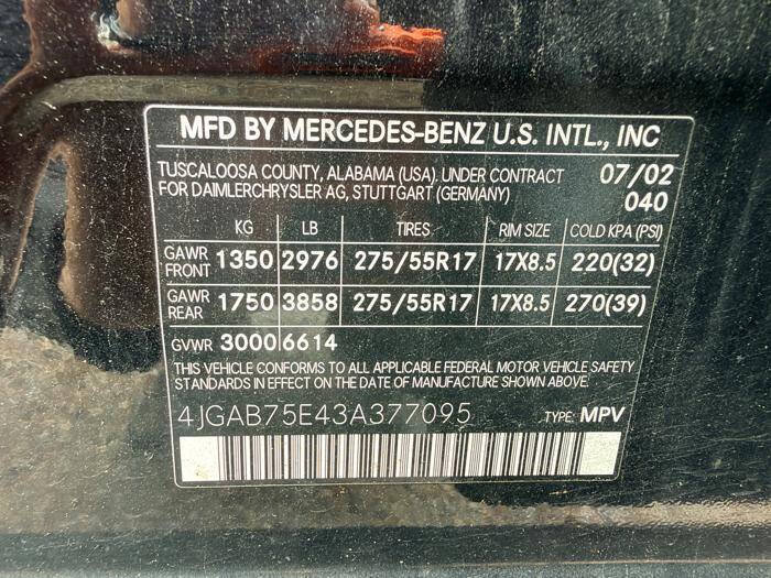 Used 2003 Mercedes-Benz ML 500 4MATIC image 43