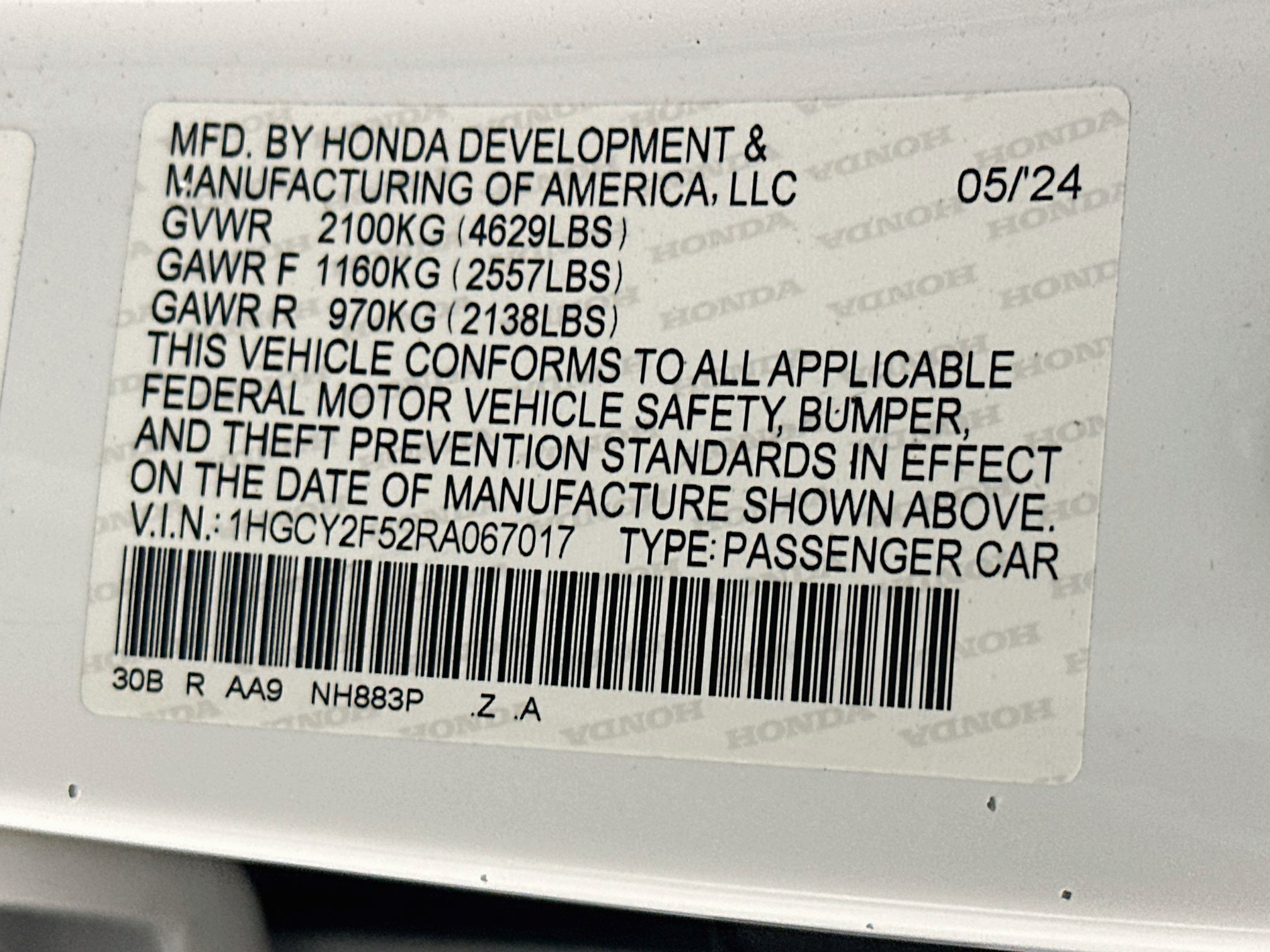 Used 2024 Honda Accord Sport image 12