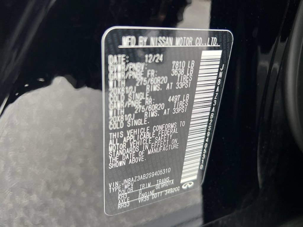 Certified 2025 INFINITI QX80 Pure AWD/4WD image 40