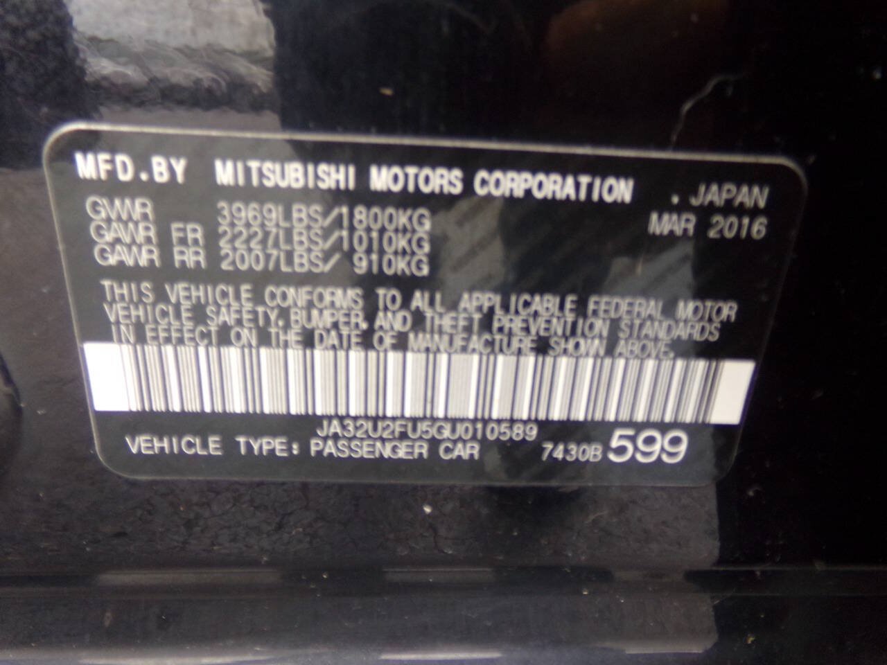 Used 2016 Mitsubishi Lancer ES FWD image 54
