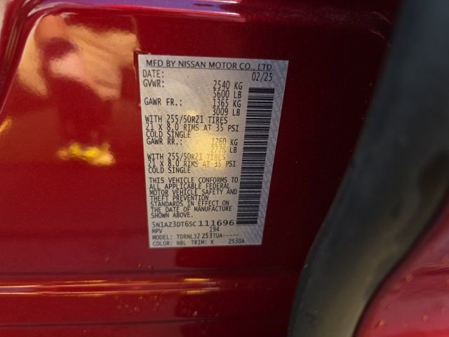 Used 2025 Nissan Murano Platinum w/ Cargo Package image 30