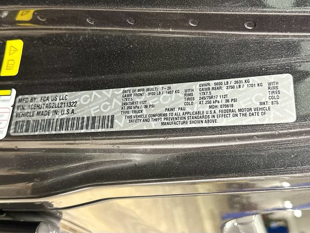 Used 2020 Jeep Gladiator Sport w/ Quick Order Package 24S AWD/4WD image 30