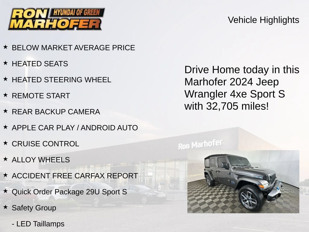 Used 2024 Jeep Wrangler Unlimited w/ Convenience Group AWD/4WD image 15