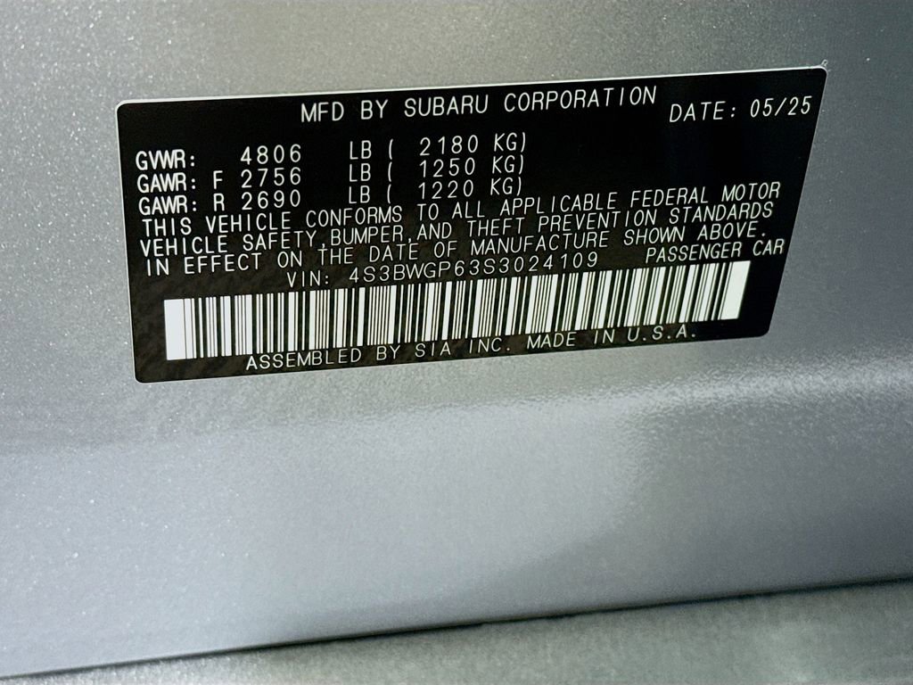Certified 2025 Subaru Legacy Touring XT AWD/4WD image 36