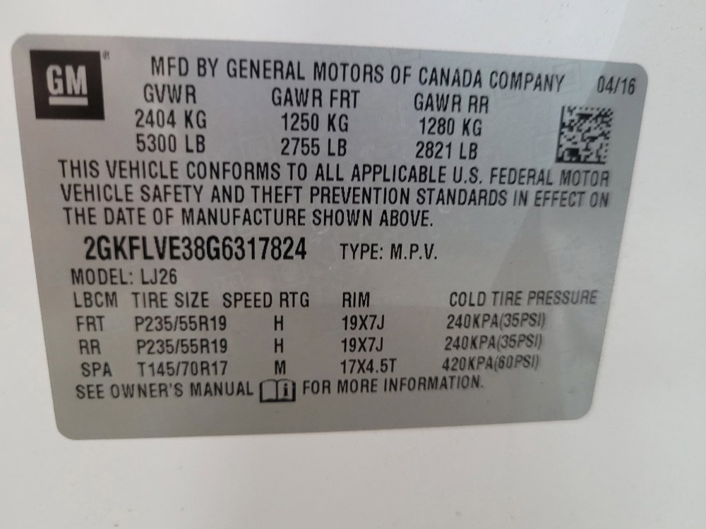 Used 2016 GMC Terrain Denali w/ Cargo Package AWD/4WD image 33