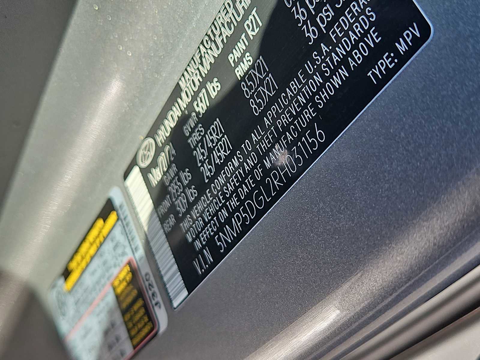 Used 2024 Hyundai Santa Fe Calligraphy image 14