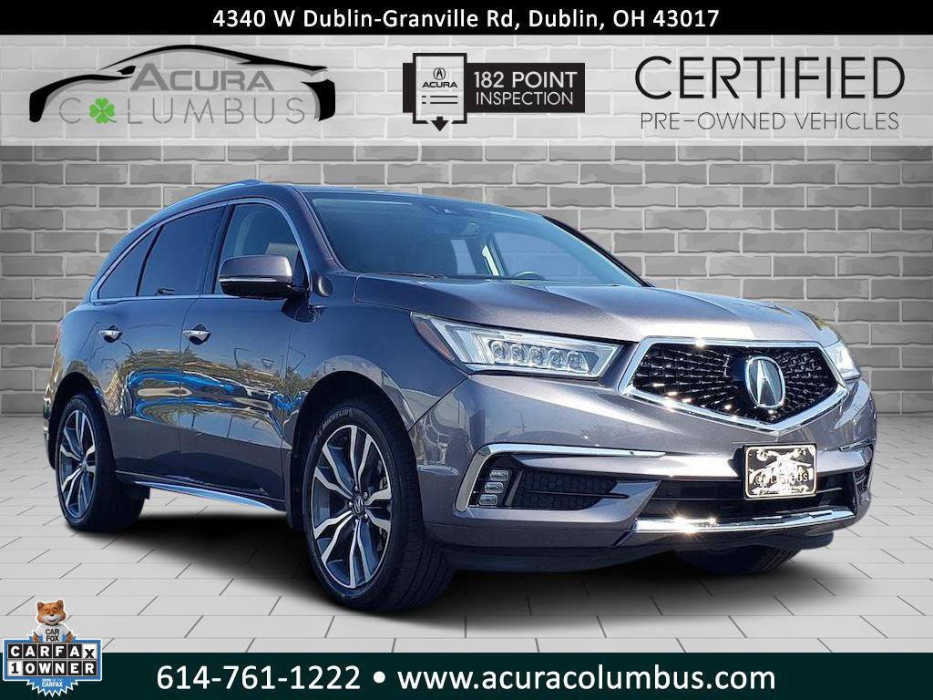 Used 2019 Acura MDX w/ Advance & Entertainment Pkg