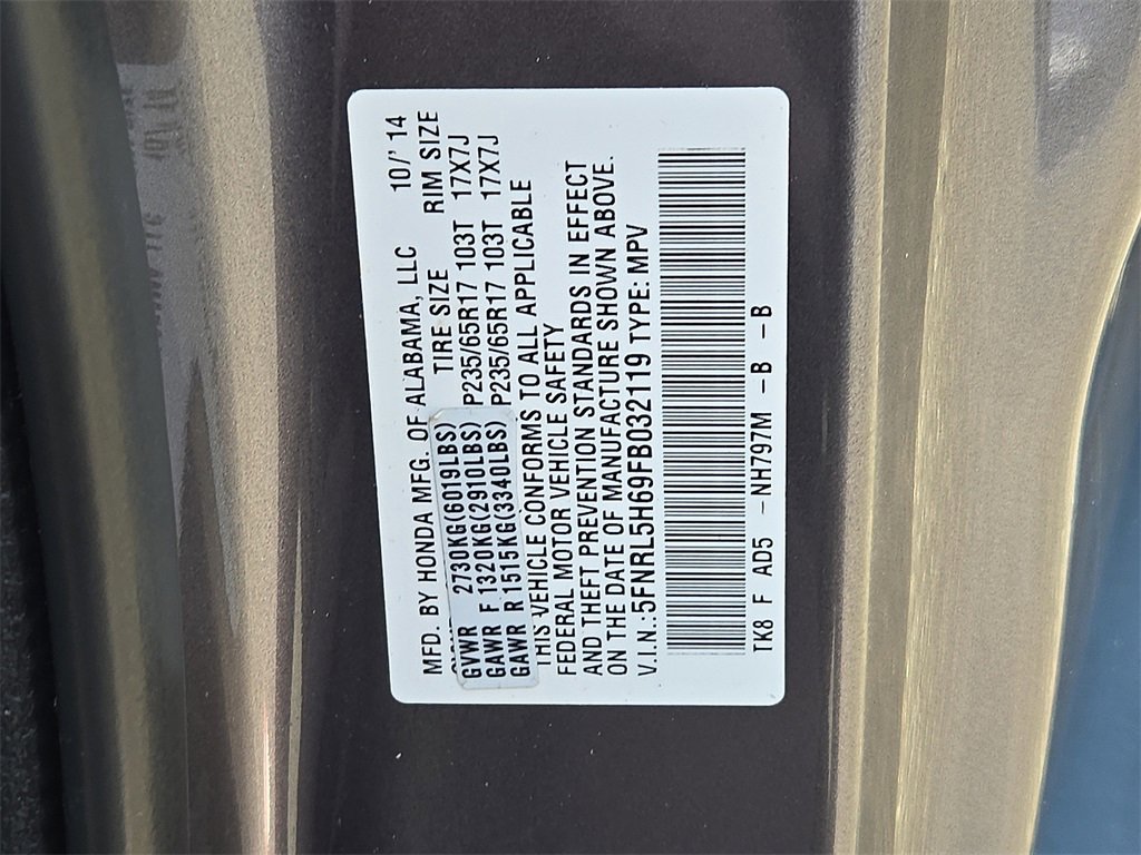 Used 2015 Honda Odyssey EX-L image 28