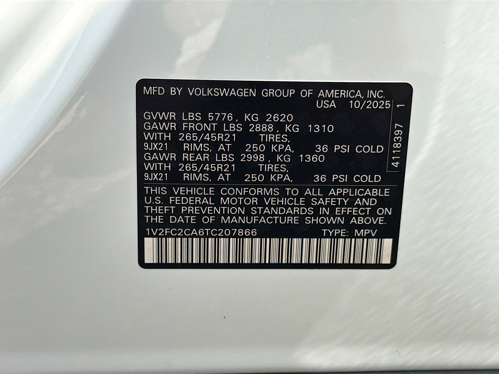 New 2026 Volkswagen Atlas Cross Sport SEL Premium R-Line image 44